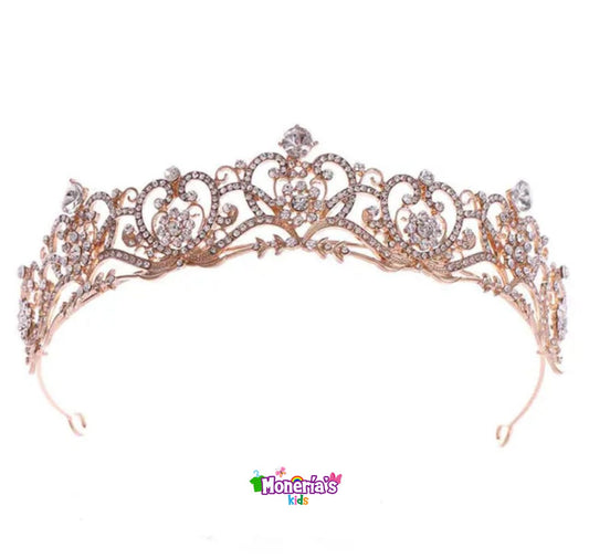 Tiara dorada claro